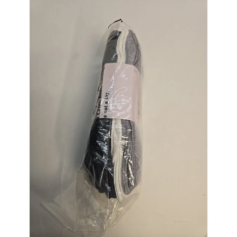 Women's Auden Ribbed‎ Knit Super Soft Crew Socks 4 Pair Super Soft